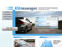 Tablet Screenshot of eu-neuwagen.de